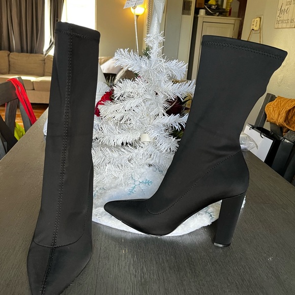 Black sock heels - Picture 5 of 12